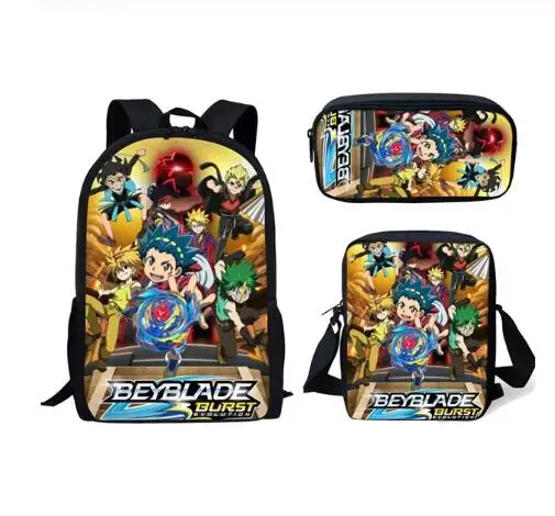 Модные школьные ранцы с аниме Beyblade Burst Evolution сумки для книг подростков рюкзаки