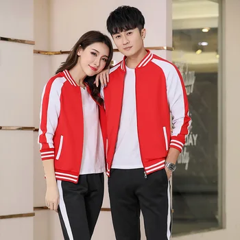 

Spring Women Men Sportswear Tracksuit Zip Up Jacket Sweatshirt+pant Casual Jogger Running Workout Outfit Set Sweat Sport Suit