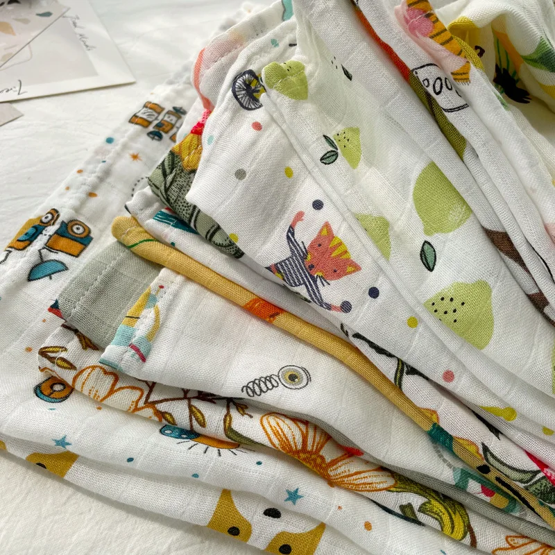 New Colors Baby Blanket Baby Soothing Towel Soft Bath Towel For Newborns Multi-use Baby Bib Burp Cloth Kid Scarf Handkerchief 6