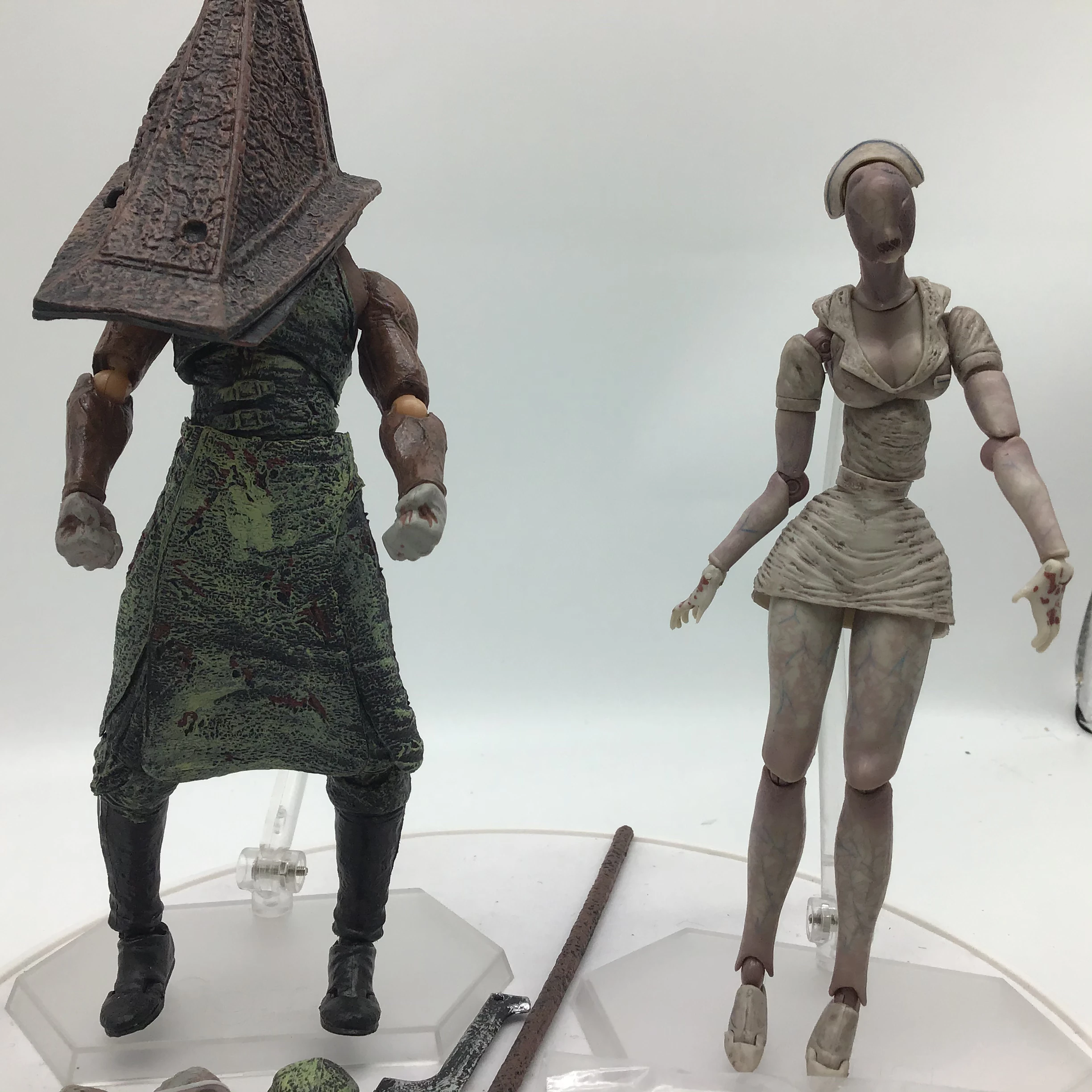 Silent Hill 2 Revelation Figma SP055 Red Pyramid Head Thing Action Figure  SP-061 Bubble Head Nurse Horror Movie Model Dolls Gift - AliExpress