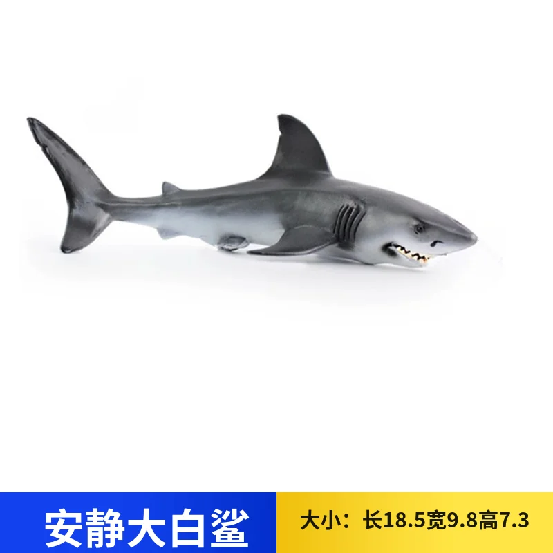 Маленькая модель игрушка-Акула Рыба океаны есть Акула Синяя Акула Megalodon Мужская Акула Большой Белый Кит акула
