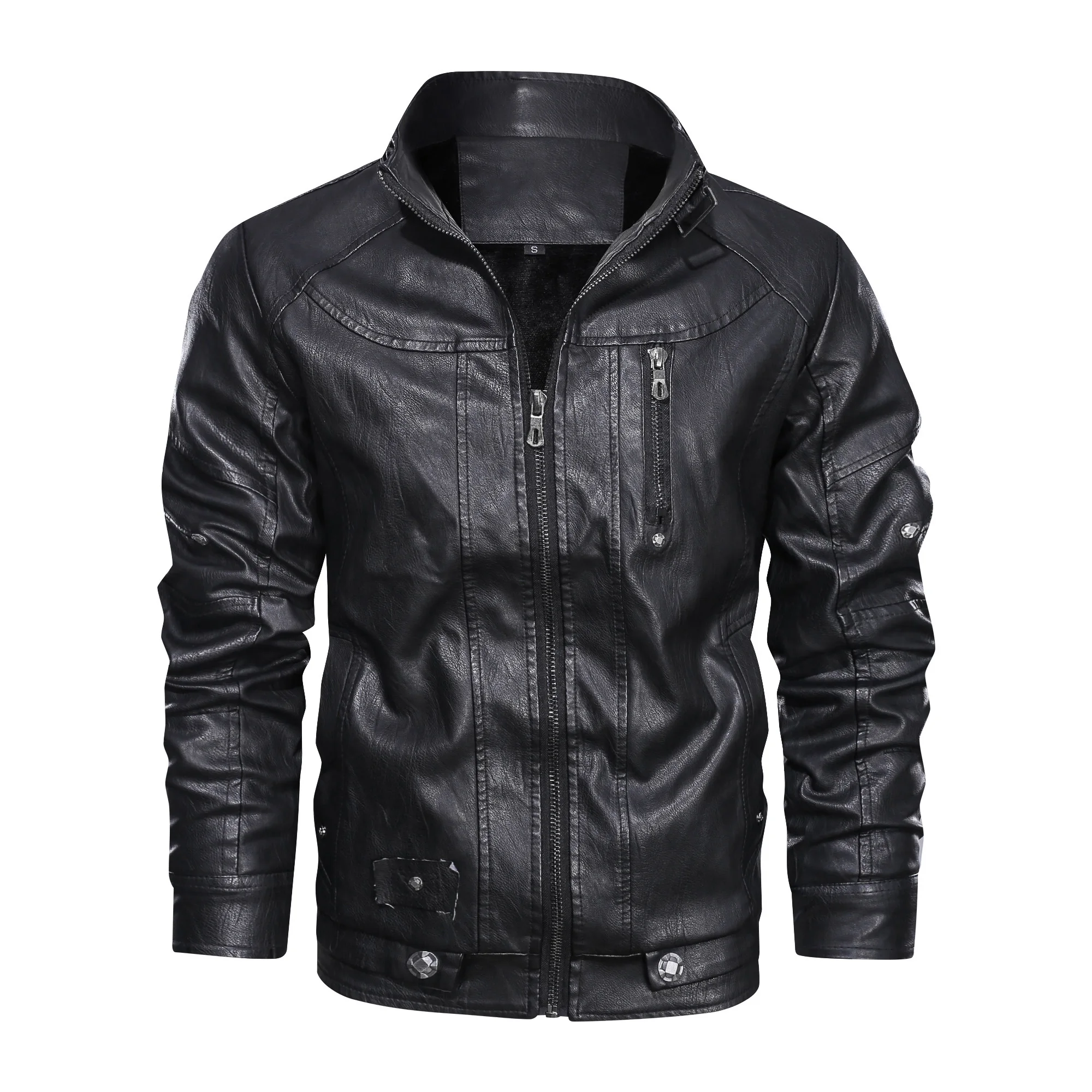 velour moto jacket