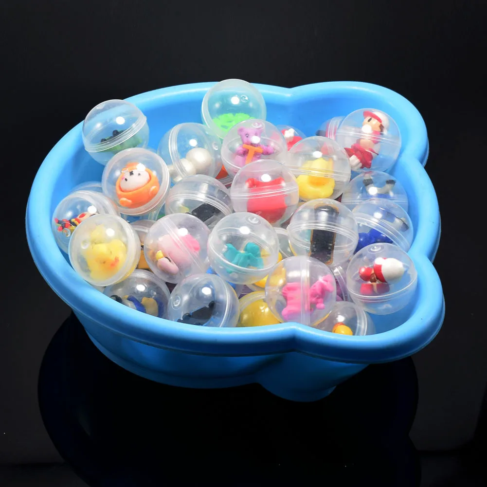Transparent Ball Capsule Toys Kids Birthday Party Favors Baby Shower Guest Gift Souvenir Pinata Fillers Blind Mystery Box 10Pcs