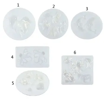 

Beach Theme Resin Casting Molds Marine Animals Starfish Dolphin Pendant Epoxy Resin Silicone Mold Jewelry Making Tools