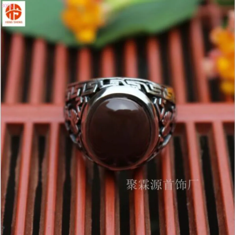 Серебро s925 пробы, мужское кольцо, ретро стиль, простое кольцо, мужское черное кольцо, Средний Восток, мужское кольцо для мужчин