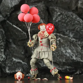 

KO's NECA 7" Bloody Edition IT Action Figure le Limited Ultimate Pennywise SDCC 2018 Movie Chapter Gamestop Exclusive Doll Toys