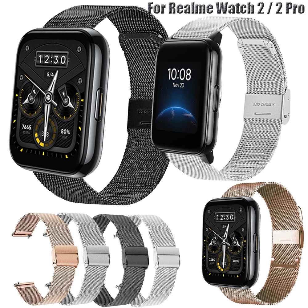 Stainless Steel 20mm 22mm Watchstrap For Realme Watch Pro