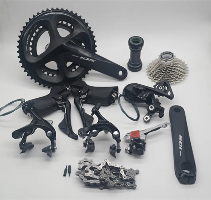 Gruppo gruppo SHIMANO originale 105 R7000 bici da strada gruppo gruppo con  freno 50/34t 53/39T 52 36T 170 /172.5mm 165/175MM R7000|Bicycle Derailleur|  - AliExpress