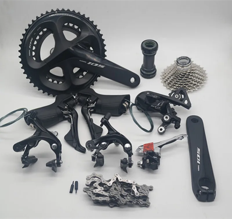 Shimano Original 105 R7000 Road Bike Bicycle Groupset Group Set With Brake 50/34t 53/39t 52-36t 170 /172.5mm 165/175mm - Bicycle Derailleur - AliExpress