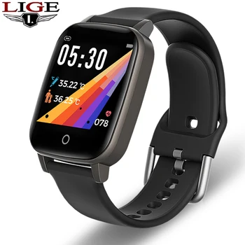 

New Smart Watch Men Temperature Measurement Health Heart Rate Smartwatch Women Waterproof Fitness Tracker for Android and ios
