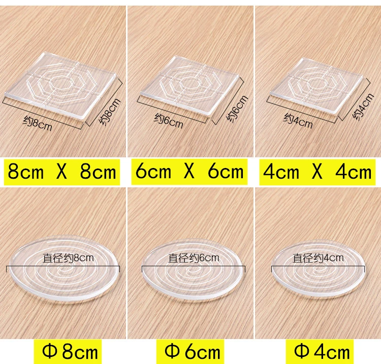 4Pc Furniture Silicon Protector Table Mat Anti Slip Shock Proof Pad Cups Chair Leg Protectors Silicone Feet Floor Legs Pads Sofa