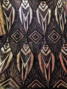 

New Arrival African Lace Free Shipping ZH-99918 African Net Lace High Quality French Fabric with sequins