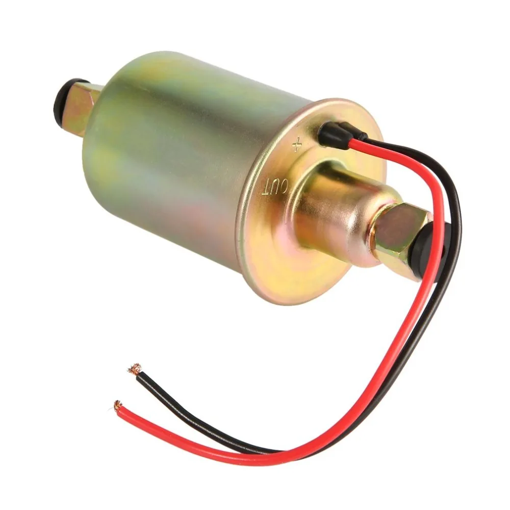 E8012S Портативный бензин 12 V низшее Давление Электронный Топливный насос масляный насос оснащен фитинговые соединения в комплекте Лидер продаж