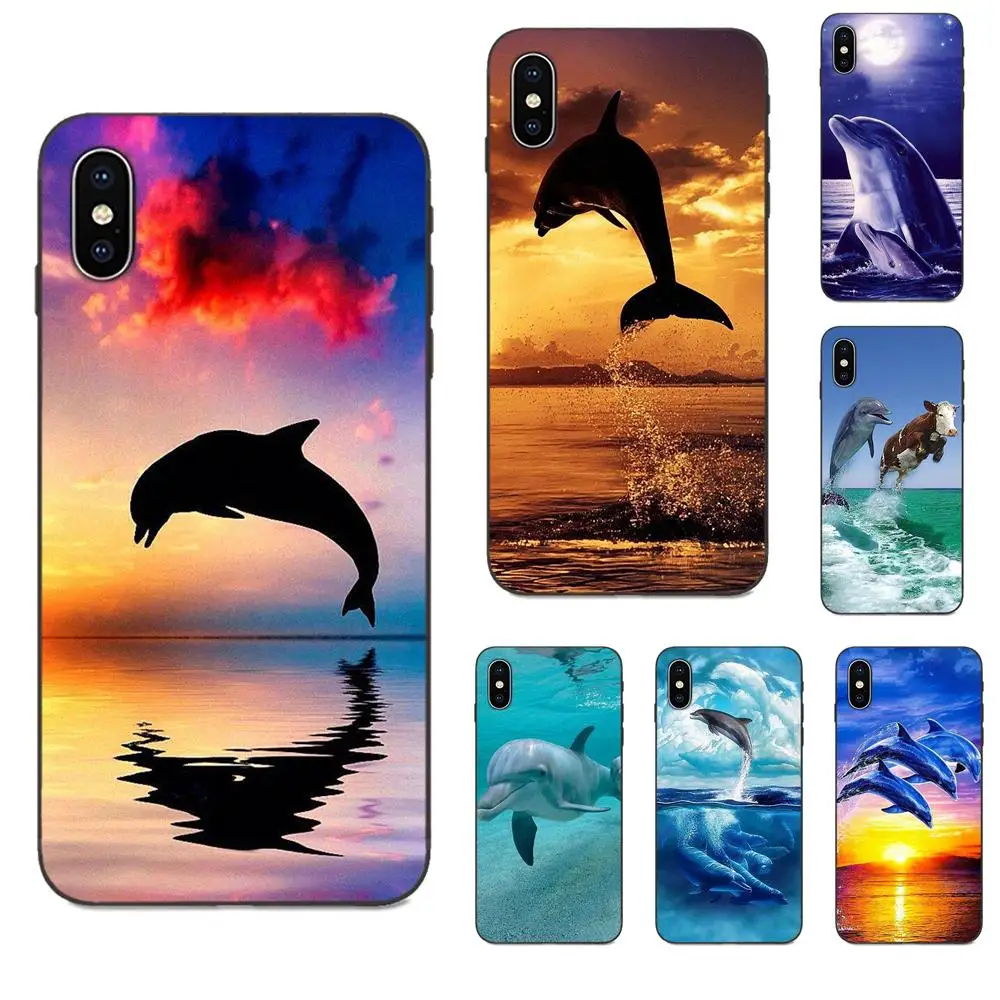 Ocean Dolphin Dance And Jumping для Huawei Honor 5A 6A 6C 7A 7C 7X 8 8A 8C 8X 9 9X 10 10i 20 Lite Pro мягкий TPU Live Love Phone |