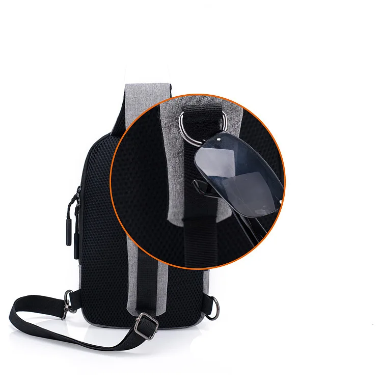 Модная мужская нагрудная сумка, холщовая маленькая сумка с одним плечевым ремнем для женщин, Повседневная дорожная сумка для отдыха