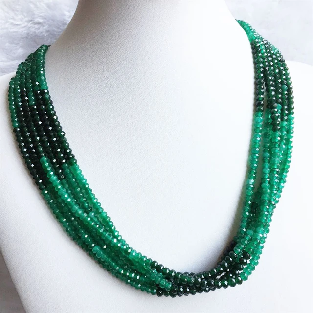 Don't Miss Our Twisted Three Stone Emerald 14k Gold Pendant By Chordia  Jewels