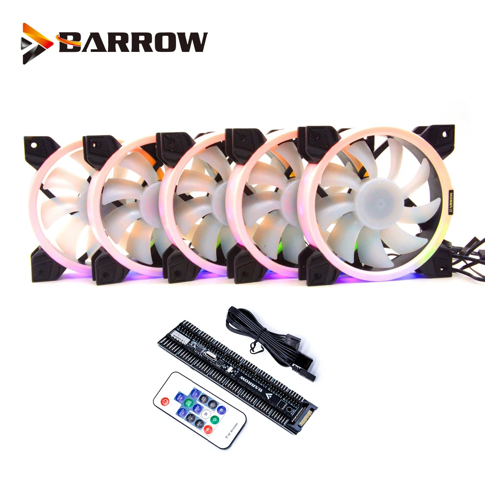 Вентилятор Barrow PWM размер вентилятора 120*120 мм используется для радиатора чехол