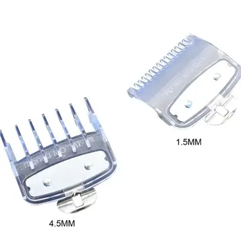 

2pcs 1.5mm 4.5mm Barber Shop Styling Guide Comb Hair Trimmer Clipper