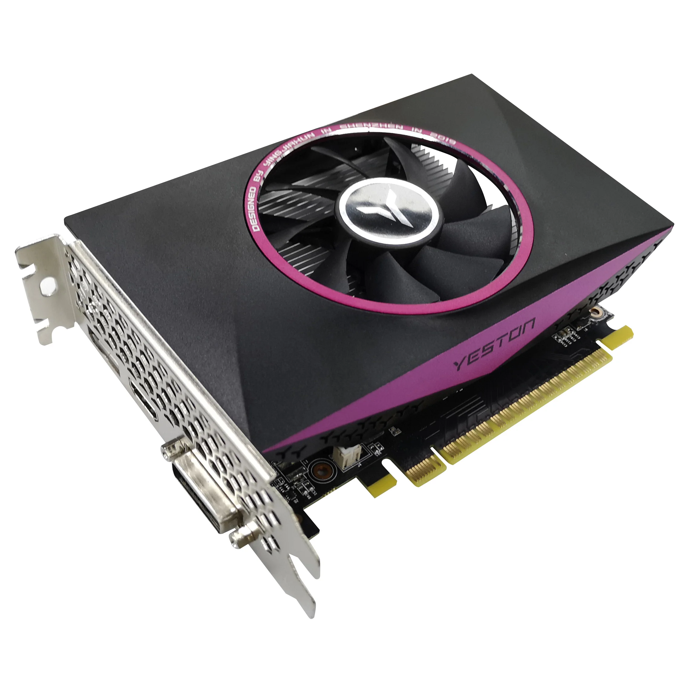 Yeston GeForce GTX 1050Ti GPU 4 ГБ GDDR5 128 бит игровой настольный компьютер ПК видеокарты Ti поддержка DVI-D/HDMI