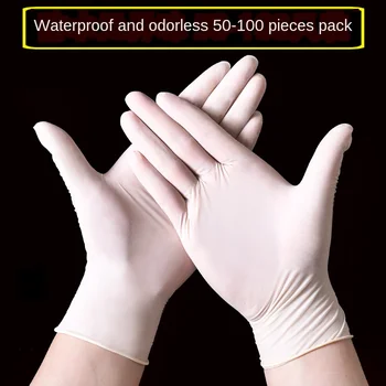 

Household Gloves Dishes Female Waterproof Long Kitchen Housework Durable Disposable Extension PVC Tight Hand Wash Thin