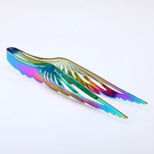 Нержавеющая сталь уголь для кальяна Щипцы Зажим для пинцета Trident Крылья Стиль водопровод Sheesha Chicha Narguile аксессуары