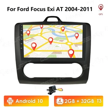 

9 Inch 2 DIN Android 10 GPS Car Radio Stereo for Ford Focus Exi AT T3 2004 2005 2006-2011 2G RAM 32G ROM USB Multimedia Player
