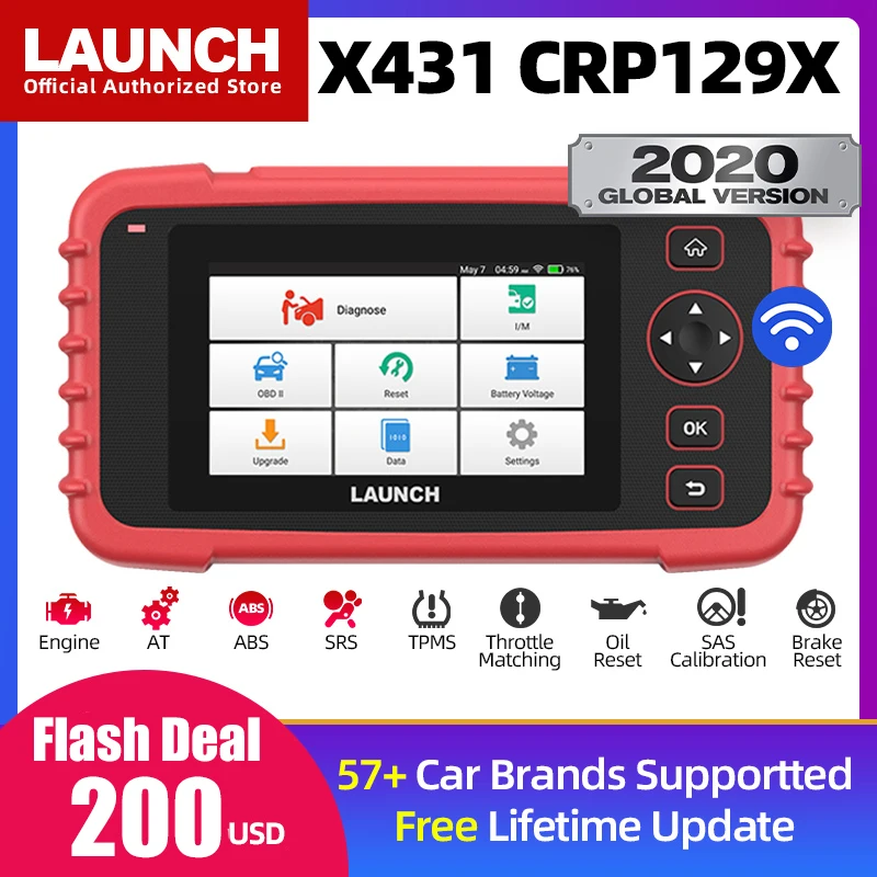 Запустите X431 CRP129X обд сканер для авто диагностика диагностики Auto Code Reader OBD2
