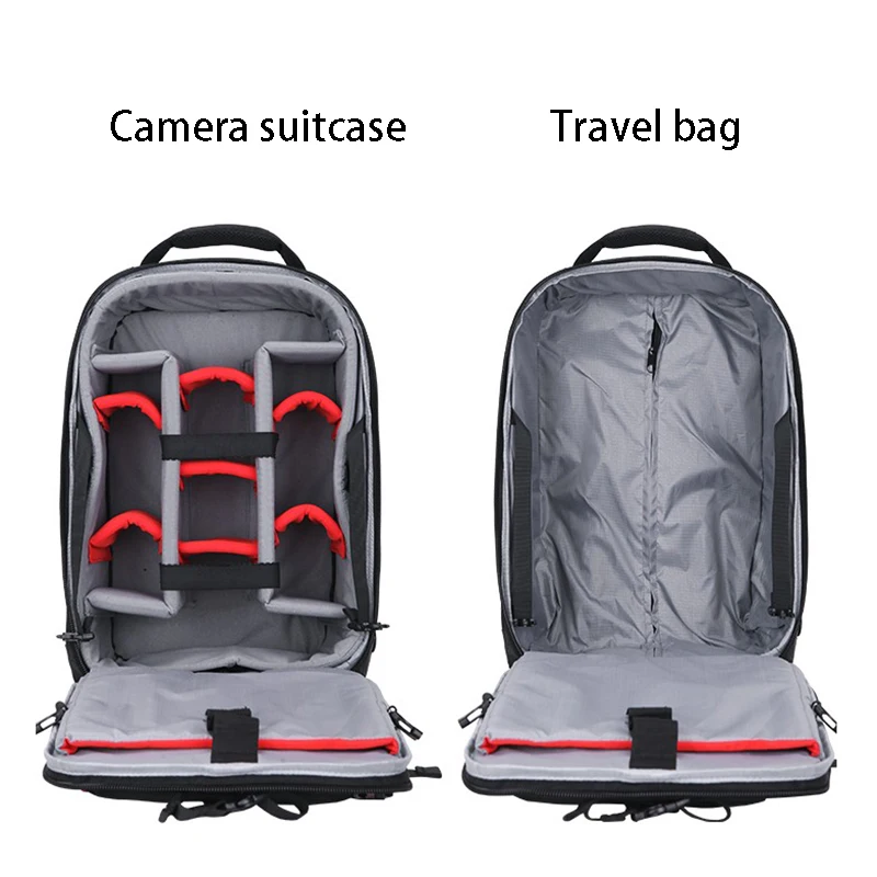 Travel Bag Pull Bar Suitcase Waterproof Professional DSLR Camera Suitcase Bag Video Photo Digital Camera Trolley Backpack On Wheels travel bag pull bar suitcase