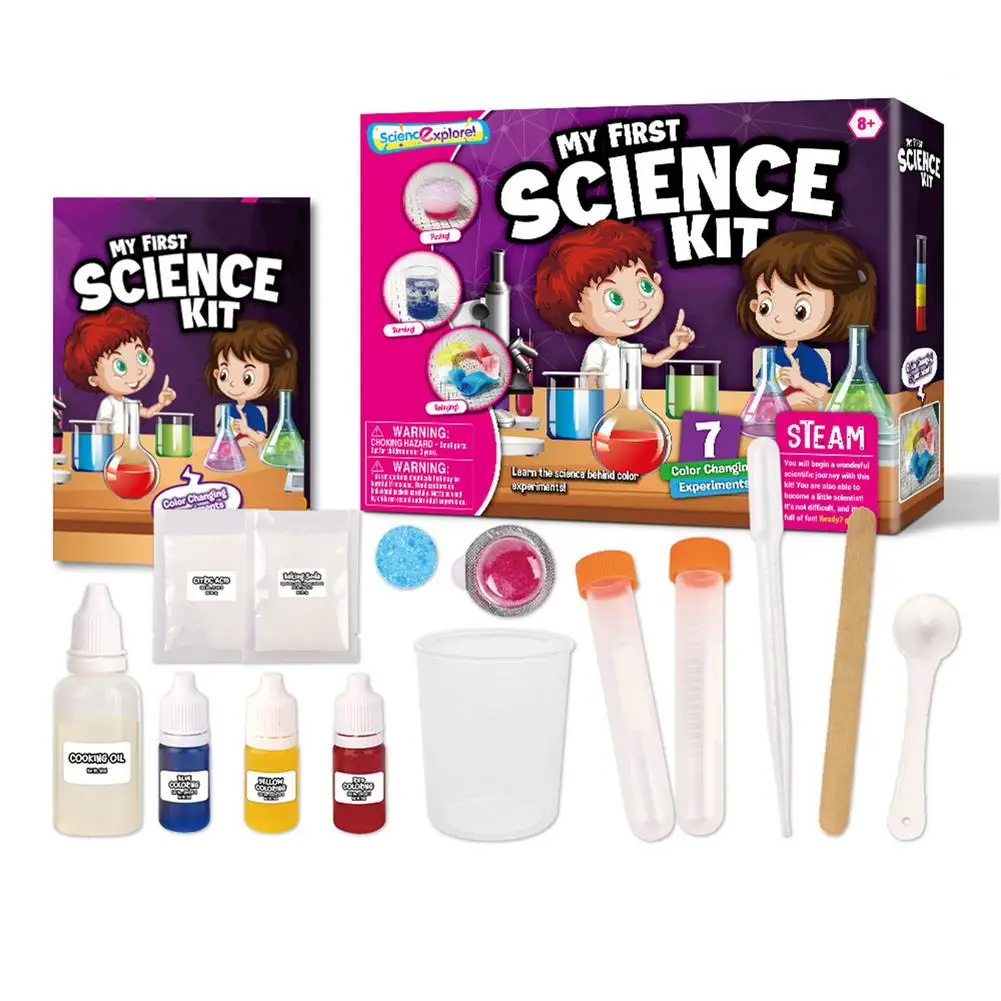 My First Science Kit Kids Science Experiment Kit 38 Experiments Aged 3-8