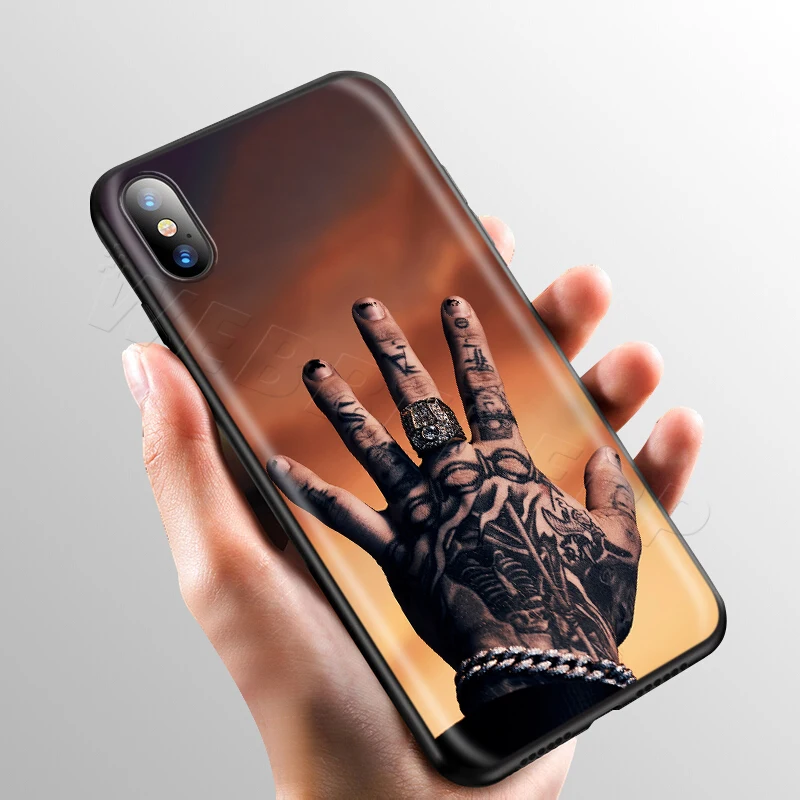 Webbedepp Post Malone Beerbongs чехол для Apple iPhone 11 Pro XS Max XR X 8 7 6 6S Plus 5 5S SE - Цвет: 10