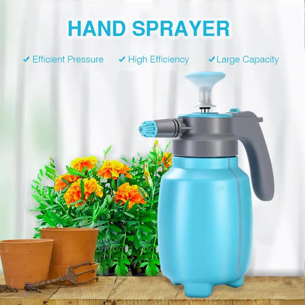

High Quality Water Mister Pressure Hand Spayer Adjustable Nozzle 1.5-Litre Capacity For Watering, Cleaning And More Garden Tools