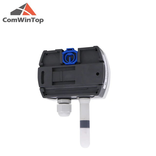 4-20mA RS485 Modbus wall-mounted temperature and humidity transmitter Sensor with display track installation 5