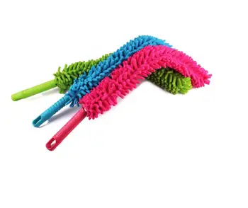 

60PCS/LOT Extra Long Soft Microfiber Chenille Anti-static Dust Remover Furniture Cleaning Tool Car Wheel Washer Foldable Brush
