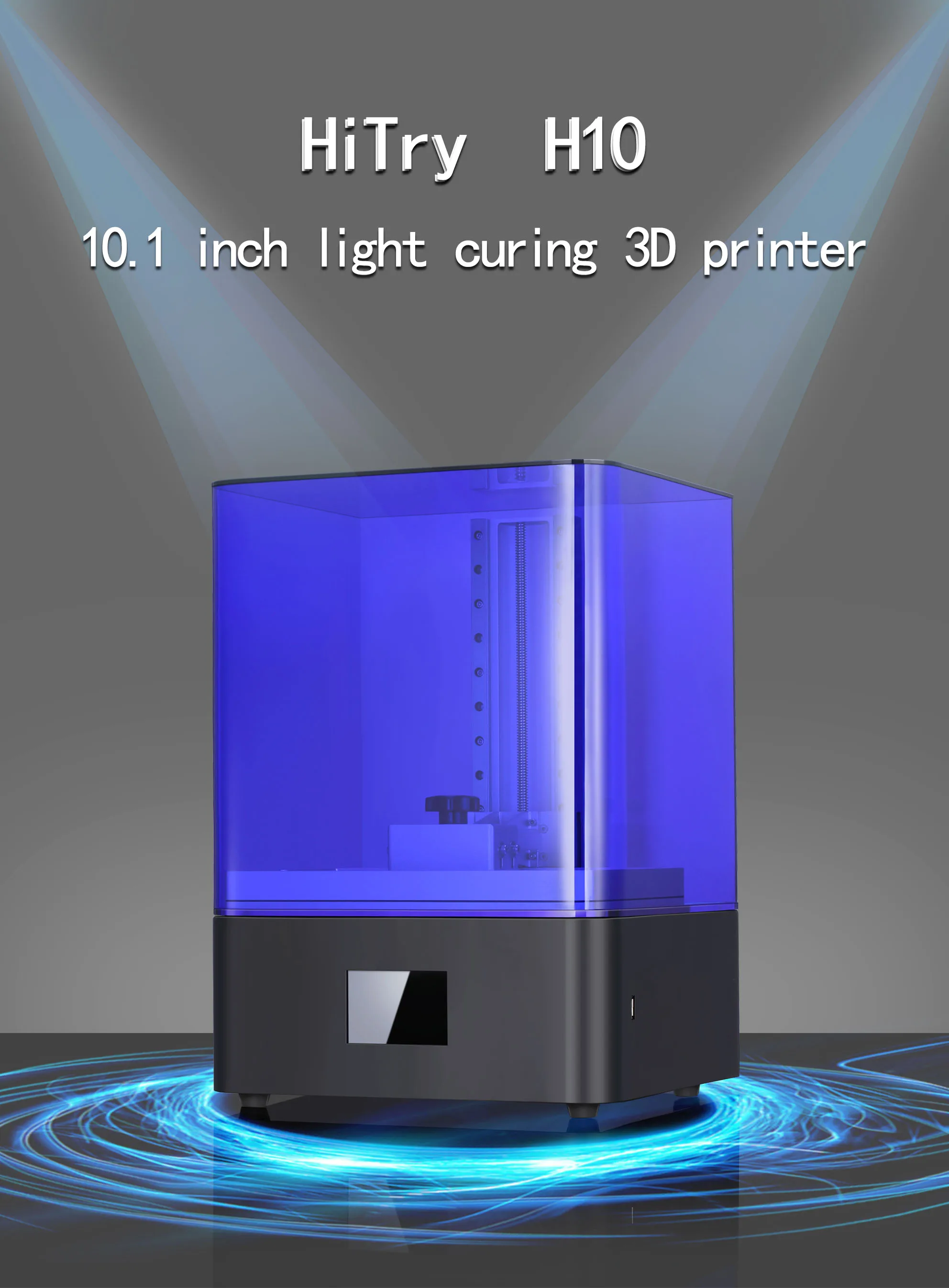 SLA/DLP 3d принтер размера плюс UV Принтер lcd 3d принтер офлайн печать Impresora 3d Drucker Impressora UV смола - Цвет: H10 3D Printer