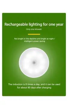 

9 LED Motion Sensor Lights PIR Wireless Night Light Battery Product Name: charge sensing LED Night Light Cabinet Stair Lamp