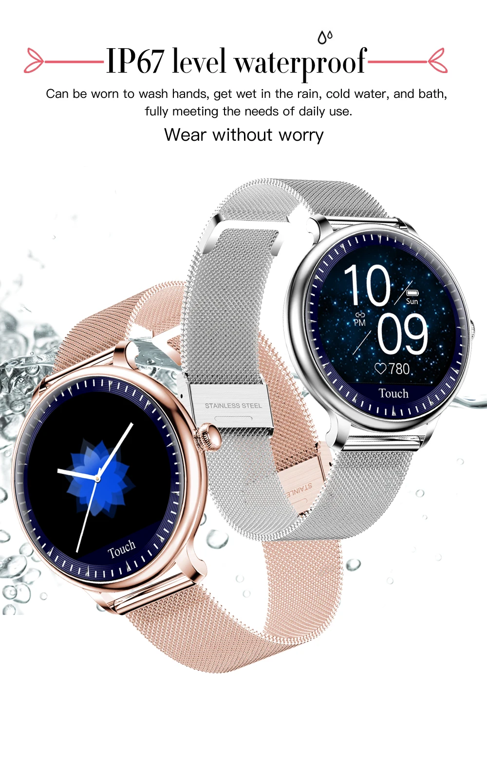 Smart Watch - Smart Watch For Girls - Ladies Smart 