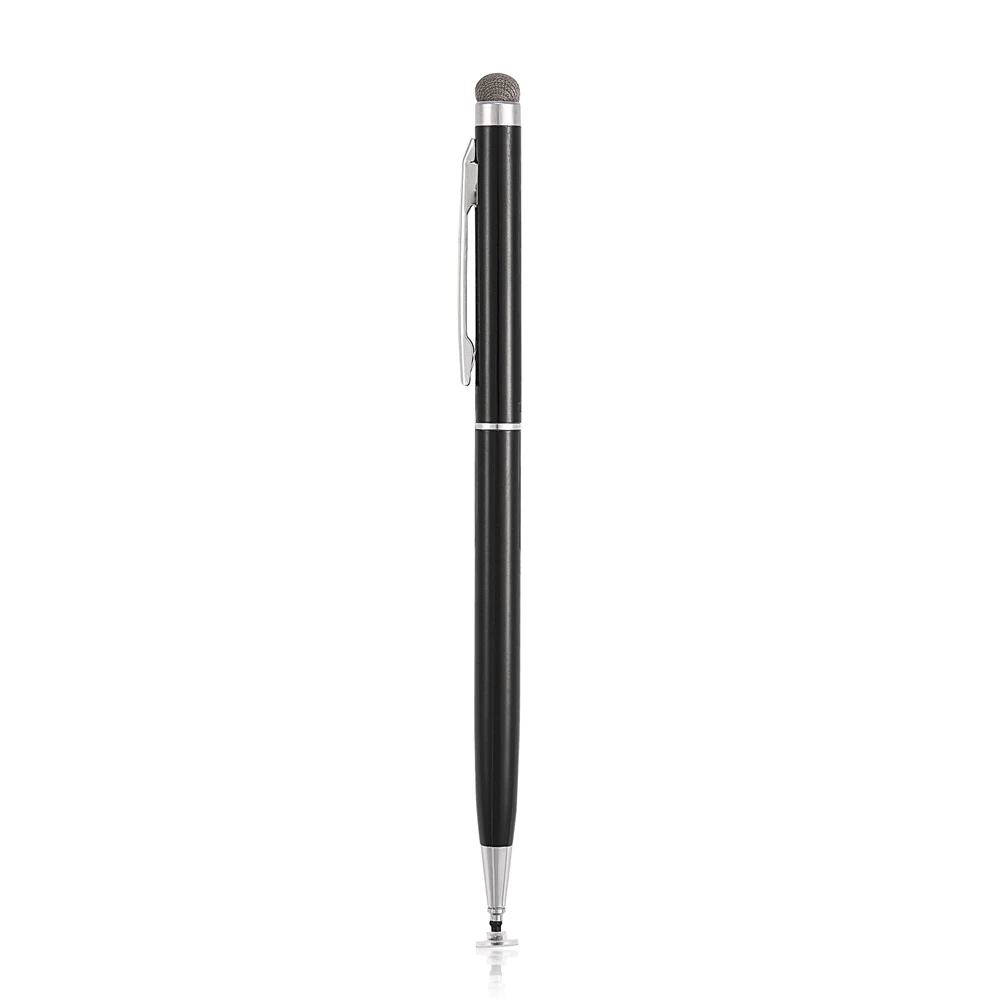 Stylus Pen Rubber Suction Cloth Head Replacement Pens Capacitive Touch Screen Stylus Pen High Sensitivity For Samsung - Цвета: Черный