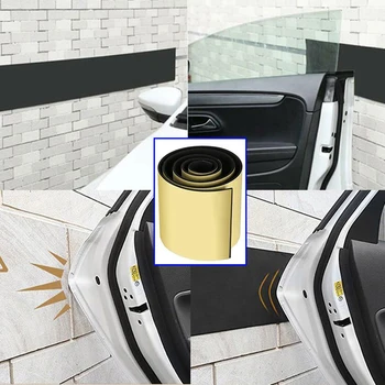 

Rubber Car Garage Wall Strip Sticker Door Edge Bumper Guard Protection 250x20cm
