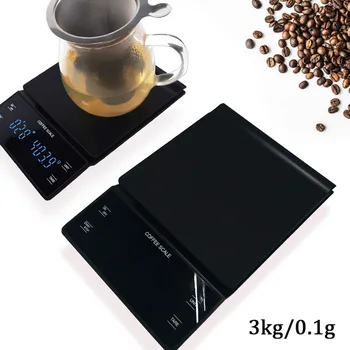 

Drip Coffee Scale 3KG/0.1g Coffee Scale With Timer Smart Precision Coffee Pot Scale Household Portable Digital Kitchen Scales