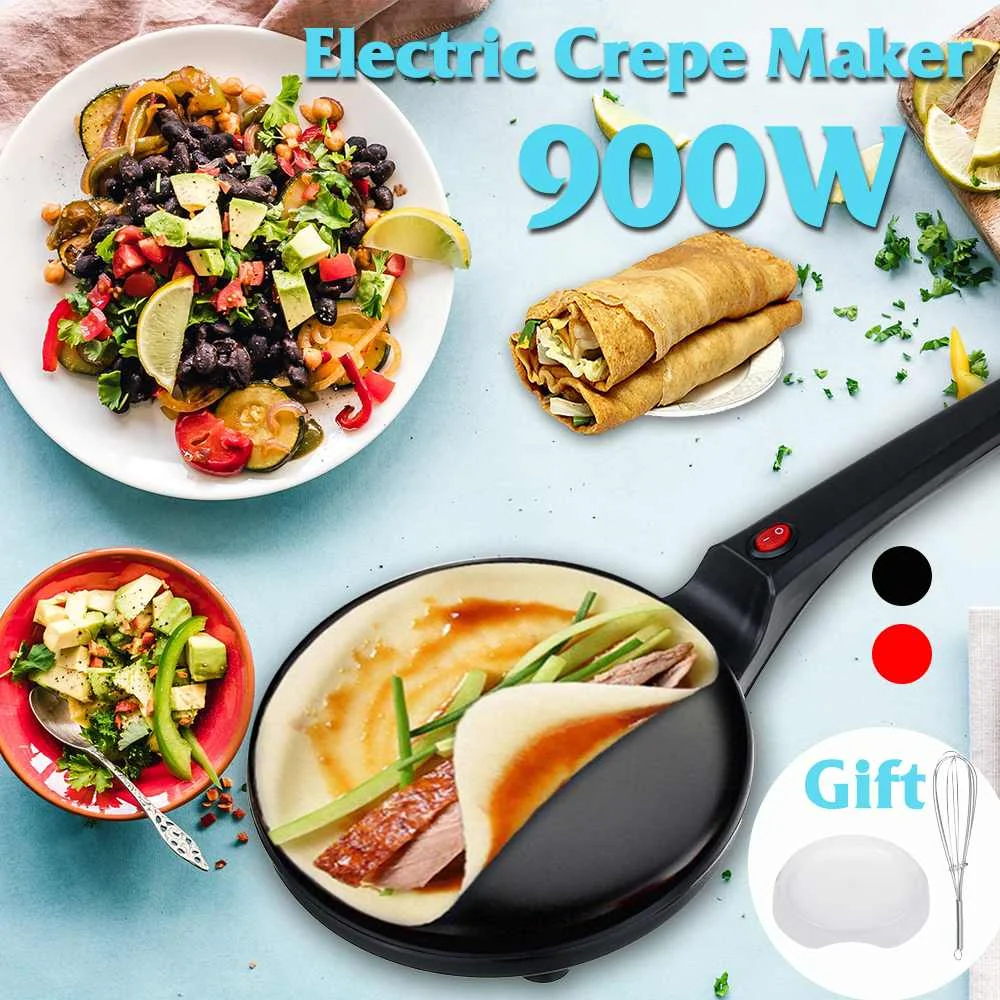 220V 600W Crepe Makers Electric Round Non stick Pancake makers Crepe