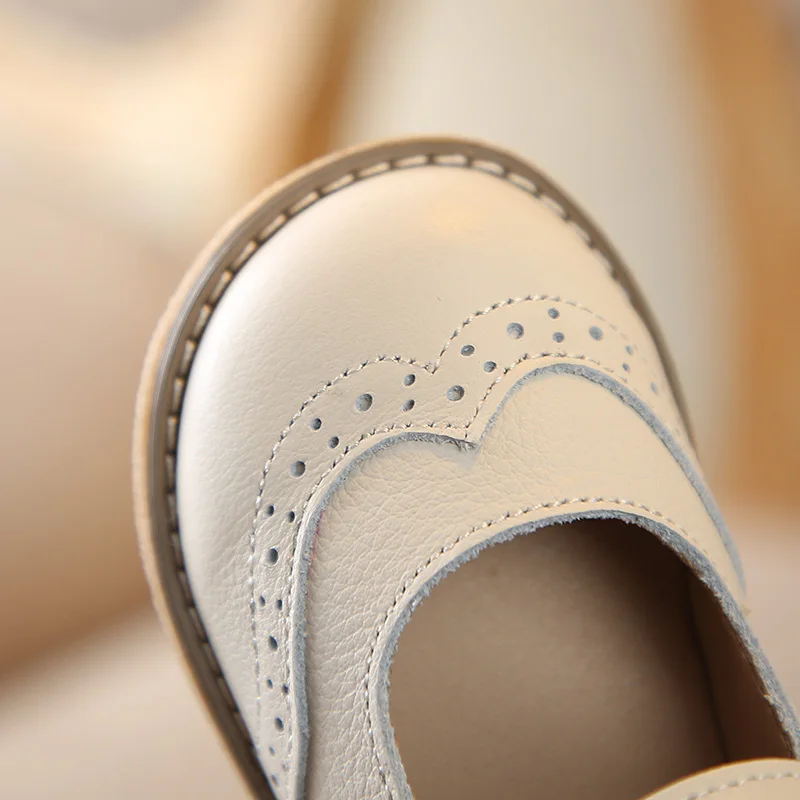 Children's shoes toddler shoes soft bottom children's leather shoes  spring new colorful casual Performance shoes