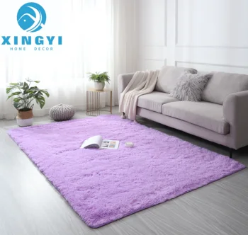 

Thickened non-slip carpet living room coffee table blanket Bedroom bedside mat yoga rugs solid color plush rug