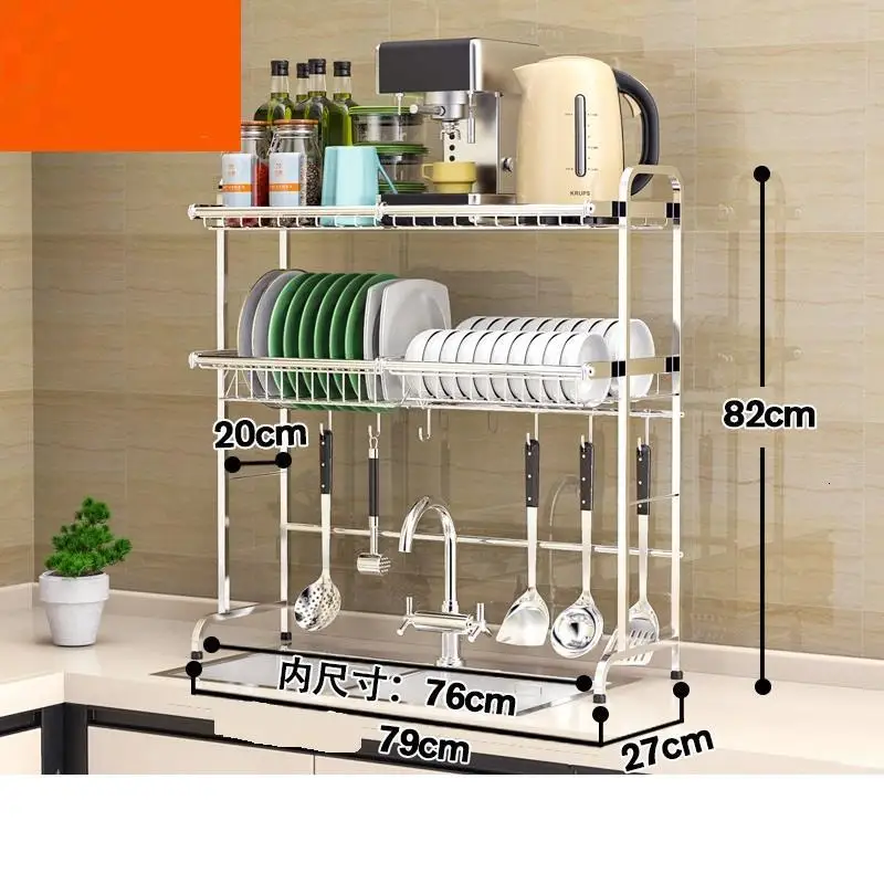 Etagere дальность Almacenamiento Kuchnia Cosas De Scolapiatti Mutfak кухня Cocina Organizador кухонный стеллаж для хранения держатель - Цвет: Version R