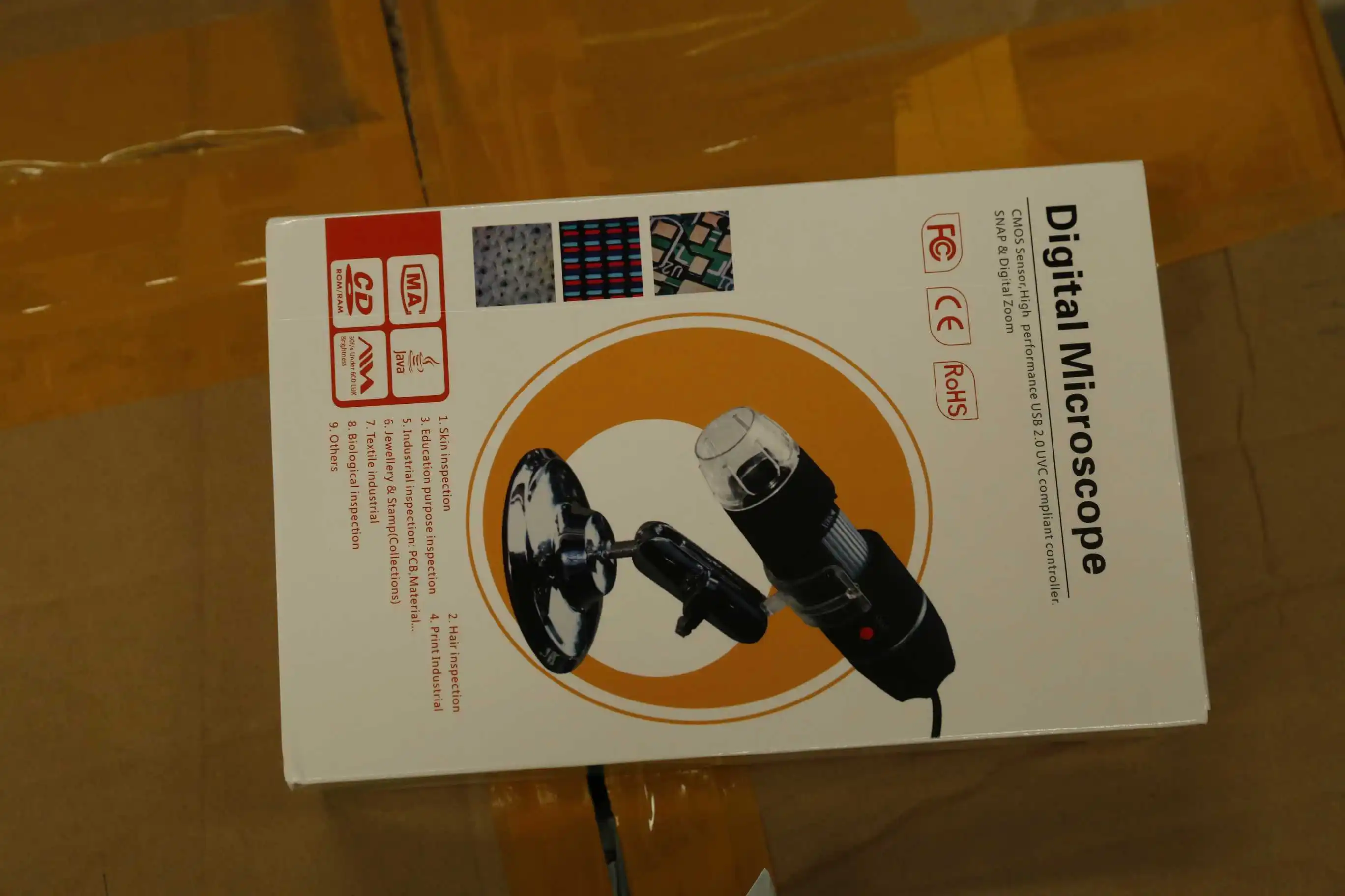 50X до 500X USB светодиодный цифровой электронный микроскоп Лупа камера Черный практичный камера микроскоп Эндоскоп лупа