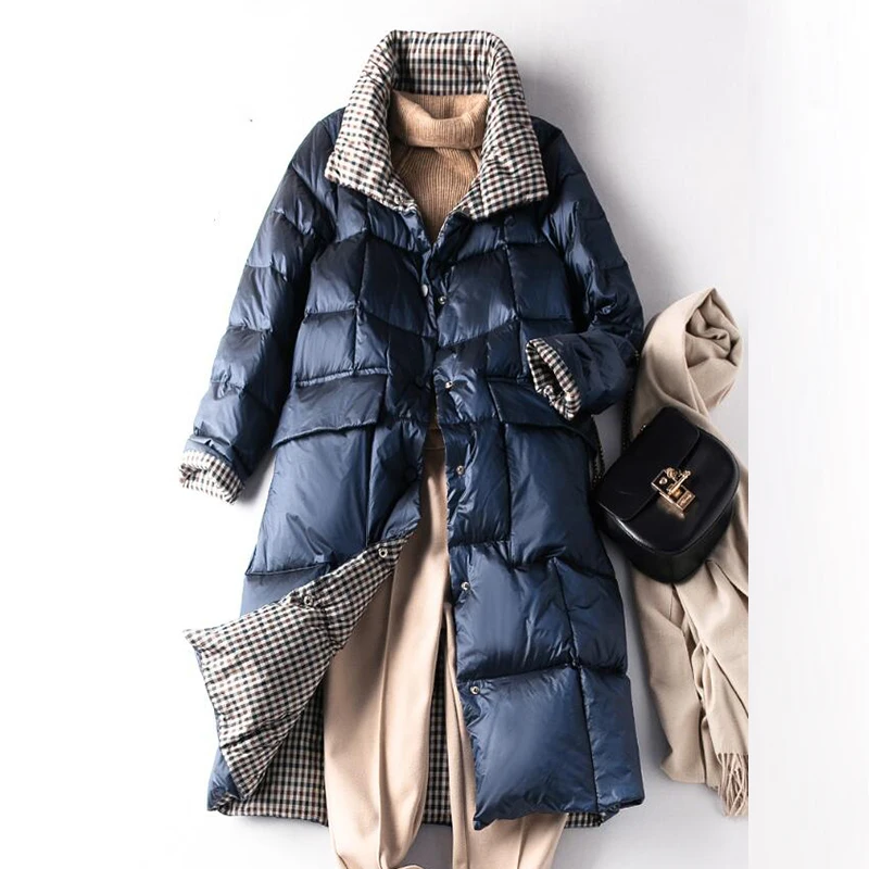 SEDUTMO Winter Long Oversize Womens Down Jackets