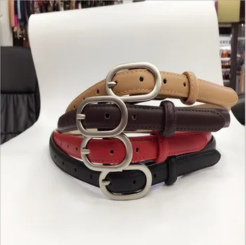 

2020 new ladies PU pin buckle belt simple wild youth fashion belt Korean version with casual pants
