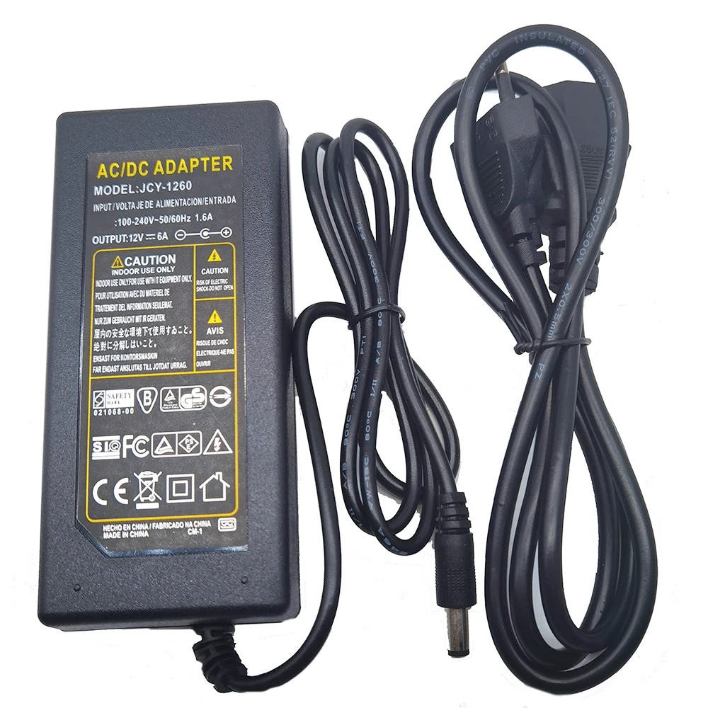 Power adapter DC 5V 12V 24V Lighting Transformer AC 110V 220V Switching Power Supply 1A 2A 3A 5A 6A 8A 10A LED Power Adapter For CCTV LED Lamp