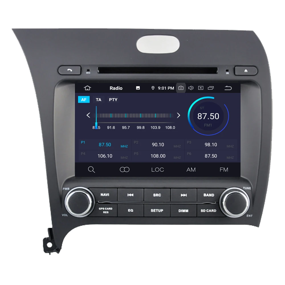 Perfect RoverOne Car Multimedia Player For Kia Cerato K3 Forte 2013+ Android 9.0 Autoradio GPS Navigation Bluetooth Radio Stereo DVD 4