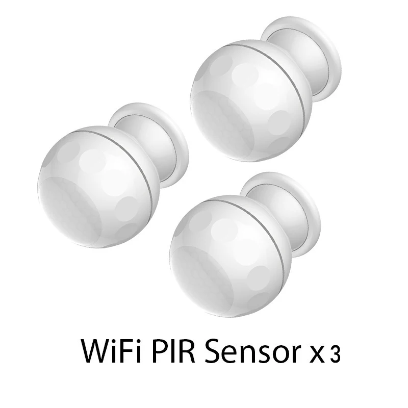 KSLAIC Wifi PIR Sensor Motion Detector Wireless Infrared Alarm System magnet bracket Home Security Burglar Alarm Movement Sensor - Цвет: Kit 3