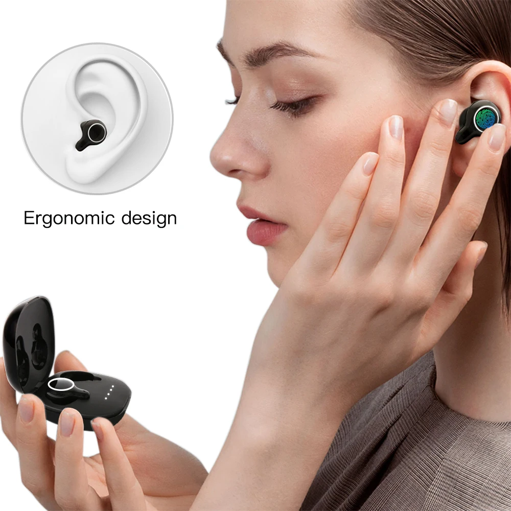 Cigfun X Buds Wireless Earbuds TWS Bluetooth 5 0 Earphones 6D Stereo Touch Handsfree Headset with Mic for iphone Huawei Phone